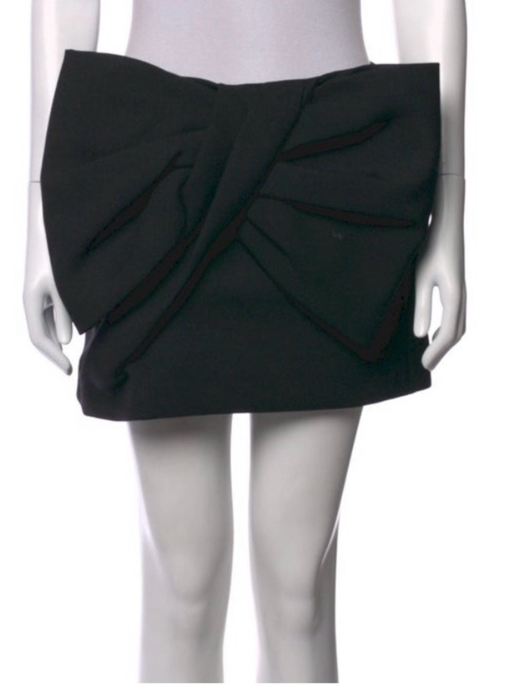 Marc by Marc Jacobs black bow mini skirt